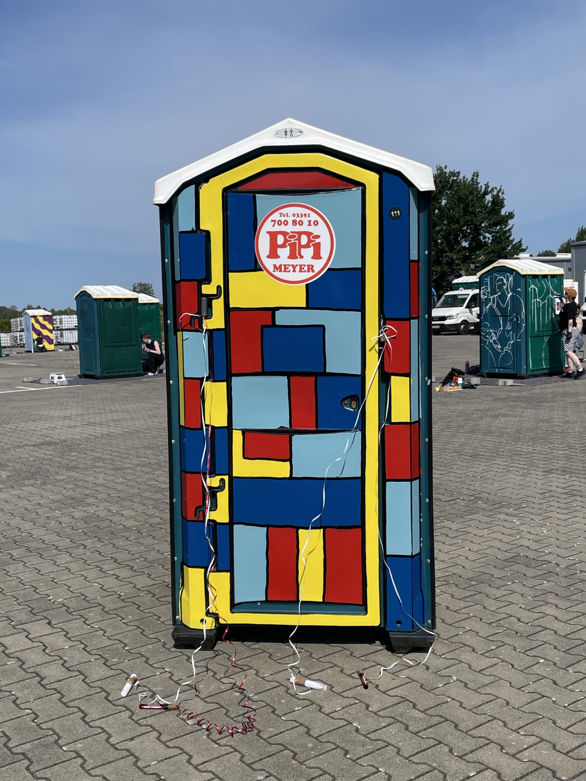 Street Art Wettbewerb Gästebuch Toilette